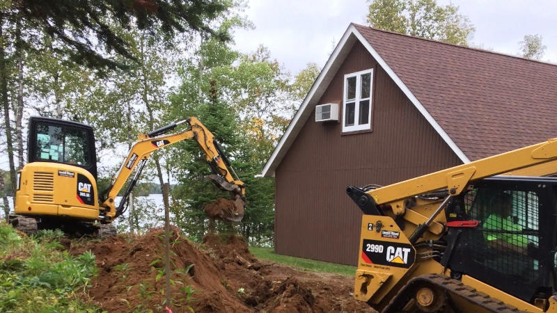 Excavation in Duluth, Minnesota